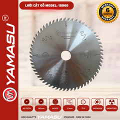 Lưỡi Cắt Gỗ 180mm 60 Răng Yamasu YA-18060
