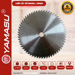 Lưỡi Cắt Gỗ 300mm 60 Răng Yamasu YA-30060