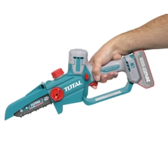 Máy cưa xích mini không chổi than dùng pin 20V (không kèm pin & sạc) Total TGSLI2066