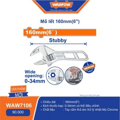 Mỏ Lết 160mm 6 inch WADFOW WAW7106