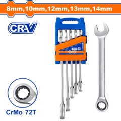 Bộ 5 Cờ Lê Vòng Miệng Tự Động 8-14mm WADFOW WSP4205