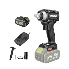 Máy Khoan Pin 20V (1 Pin 5.0Ah, 1 Sạc 2A, Túi Vải) Worx WE272.15.2B