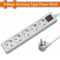 Ổ Cắm Điện 6 Cổng WADFOW WEJ7306