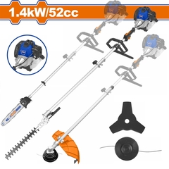 Máy Cắt Tỉa Hàng Rào Dùng Xăng Đa Năng  1.4Kw WADFOW WGM4552