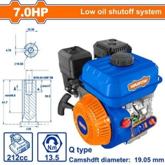 Động cơ nổ 7.0HP WadFow WGNAA1706 Q