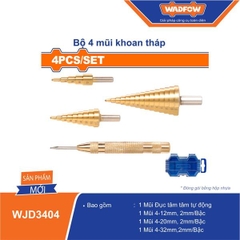 Bộ 4 Mũi Khoan Tháp WADFOW WJD3404