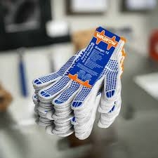 Găng tay dệt kim & có đốm chấm nhựa PVC XL WKG1801