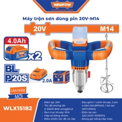 Máy trộn sơn pin 20V M14 WADFOW WLX15182