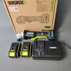 100mm Bộ máy mài góc dùng pin 20V Worx WU835 (Công tắc bóp)