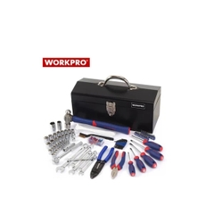 Bộ Dụng Cụ Sửa Chữa  Gara Ô Tô 160 Chi Tiết Có Hộp Đựng Workpro W009027
