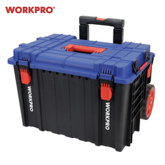 Hộp Đựng Dụng Cụ Nhựa Có Bánh Xe Có Thể Xếp Chồng 560x442x500mm Workpro WP283032