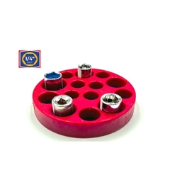 Khay đựng sắp xếp đầu tuýp bằng nhựa có từ tính 1/4 inch Workpro - WP433057