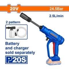 Máy Xịt Rửa Dùng Pin 20V (không Kèm Pin Và Sạc) WADFOW WQX0120