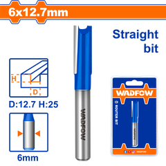 Mũi phay gỗ thẳng 6x12.7mm WadFow WRG1404