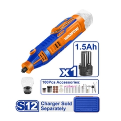 Máy Mài Khuôn Mẫu Dùng Pin 12V (1 Pin 1.5Ah) WADFOW WRY1M121
