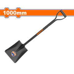 Xẻng Thép Vuông Cán Kim Loại 1000mm WADFOW WSE3314