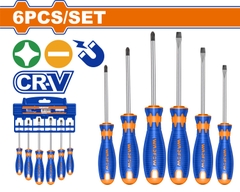 Bộ 6 tua vít dẹp & bake WadFow WSS1206