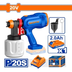 Máy Phun Sơn Dùng Pin 20V ( 1 Pin 2.0Ah ) WADFOW WSU30664