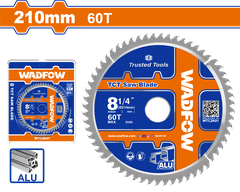 Lưỡi Cưa Nhôm TCT 210mm-60T WADFOW WTC2K01