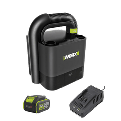 Máy Hút Bụi Ô Tô Dùng Pin 20V (1 Pin 4.0Ah, 1 Sạc 2A) Worx WU035.14.2B