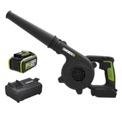 Máy Thổi Bụi Dùng Pin 20V (1 Pin 5.0Ah, 1 Sạc 6A) Worx WU230.15.6B