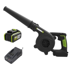 Máy Thổi Bụi Dùng Pin 20V (1 Pin 5.0Ah, 1 Sạc 2A) Worx WU230.15.2B