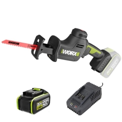 Máy Cưa Kiếm Dùng Pin 20V (1 Pin 5.0Ah, 1 Sạc 2A) Worx WU500.15.2B