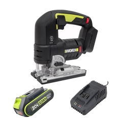 Máy Cưa Lọng Dùng Pin 20V (1 Pin 2.0Ah, 1 Sạc 2A) Worx WU550.12.2B