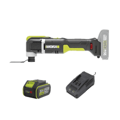 Máy Cắt Rung Dùng Pin (1 Pin 4.0Ah, 1 Sạc 2A) Worx WE696.14.2B