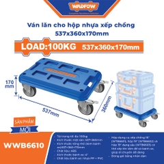 Ván lăn cho hộp nhựa đựng dụng cụ xếp chồng WADFOW WWB6610