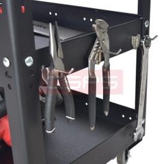 Xe Đẩy Đựng Đồ Nghề Di Động 3 Ngăn CSPS - Ngang 71cm có vách lưới & hộc kéo