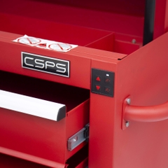 Tủ đồ nghề CSPS 14210 142cm - 10 hộc kéo màu đỏ/đen