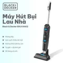 MÁY HÚT BỤI LAU SÀN THÔNG MINH KHÔNG DÂY 5 CHỨC NĂNG BLACK+DECKER BXUVXA02