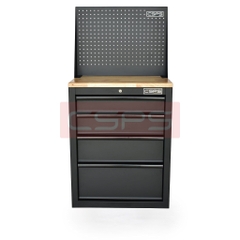 [Sale 8/8] Tủ Dụng Cụ CSPS 61cm 4 Hộc Kéo Đen Đỏ Xám
