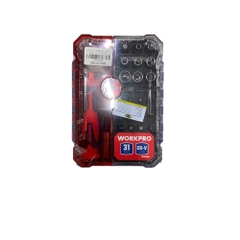 Bộ tua vít và đầu vặn (1 bộ = 31 cái) Workpro - WP200539