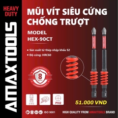 Mũi Vít Chống Trượt Amaxtools HEX-90CT