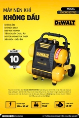 MÁY NÉN KHÍ KHÔNG DẦU DEWALT 17L DXCM3321782