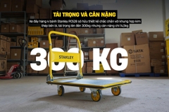Xe đẩy hàng 4 bánh gấp gọn 300kg Stanley PC528