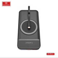 Sạc Dự Phòng Kèm Sạc Không Dây Earldom ET-PD13 10.000mAh