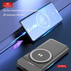 Sạc Dự Phòng Kèm Sạc Không Dây Earldom ET-PD13 10.000mAh