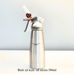 Bình Xịt Kem Tươi Whipper 500ml - Cổ Nhôm