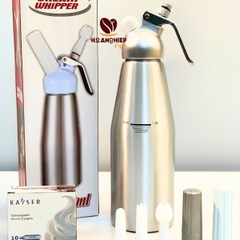 Bình Xịt Kem Tươi Whipper 500ml - Cổ Nhôm