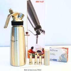 Bình Xịt Kem Tươi MOSA 1Lít - INOX