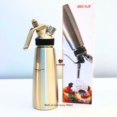 Bình Xịt Kem Tươi Mosa 0,5 Lít INOX