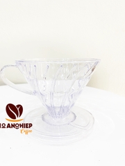 Phễu V60 Hario Nhựa Trong