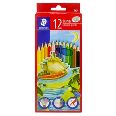 Bút Chì Màu Staedtler Luna 12 Màu 136C12 Kèm Gọt Bút Chì