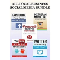 All local Bussiness Focused Social Bundle: Facebook, Twitter, Instagram, Youtube and Pinterest for Local Business Owners