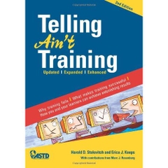 Telling Ain't Training: Updated, Expanded, Enhanced