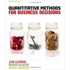 Quantitative Methods for Business Decisions, 7th Edition