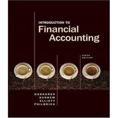 Introduction to Financial Accounting, 9th Edition
